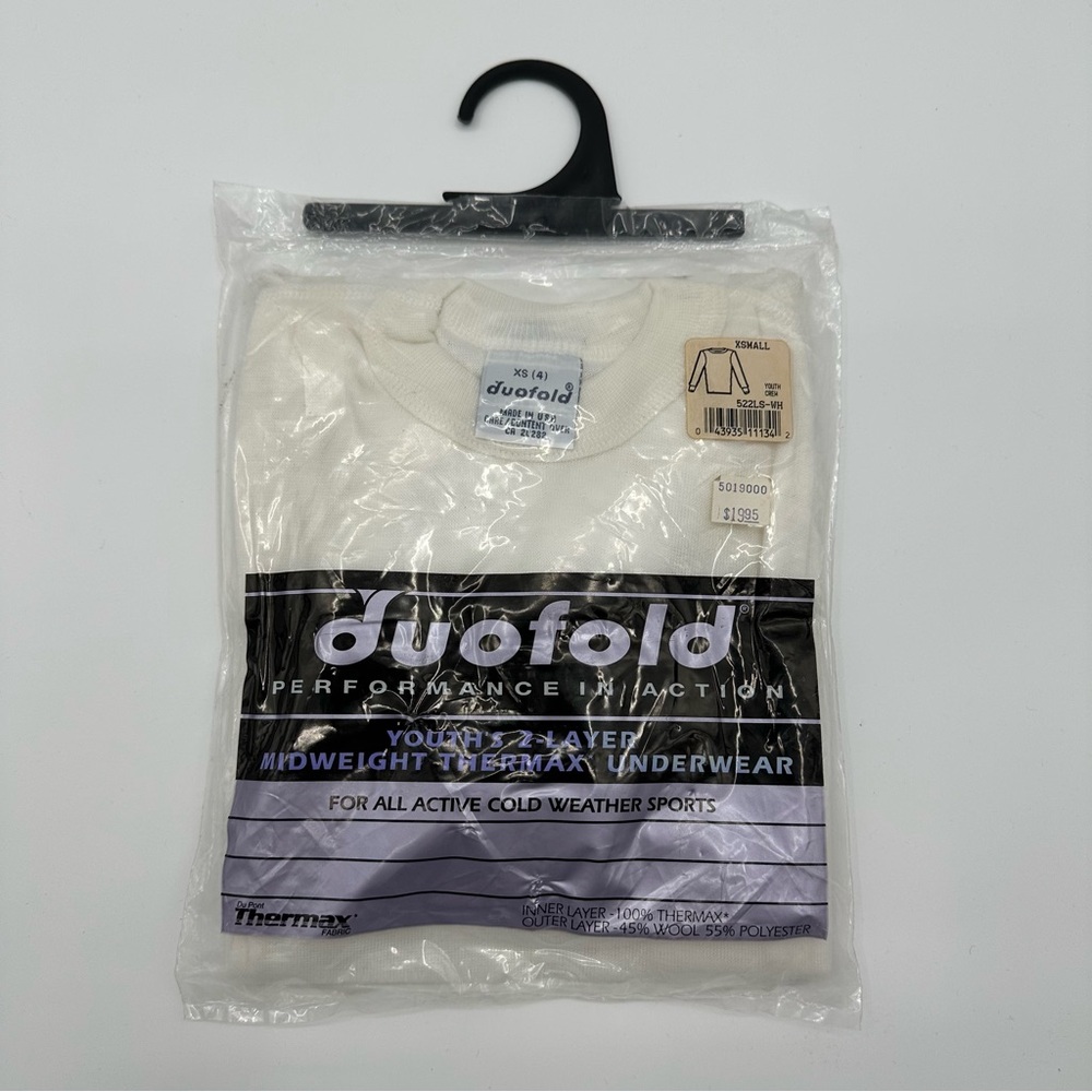 2 Vintage Duofold Youth’s XS (4) 2 Layer Mid weight Thermal Underwear Shirt New - Picture 4 of 5